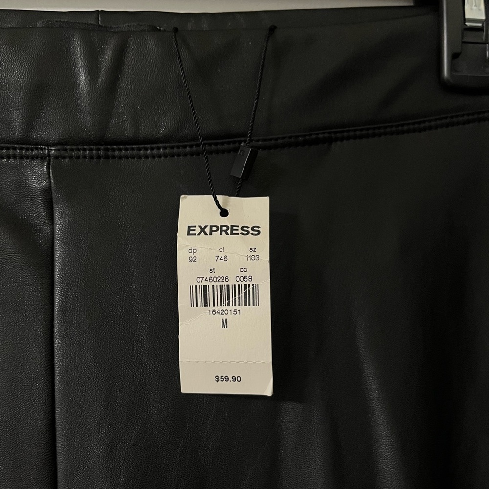 NWT faux leather leggings